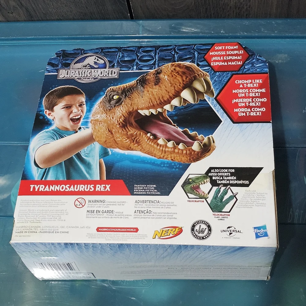 Jurassic World Tyrannasaurus Rex Hand Puppet Head